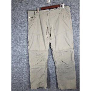 Kuhl Liberator Convertible Pants Mens 40x30 Khaki Stealth Hiking Zip Off Nylon